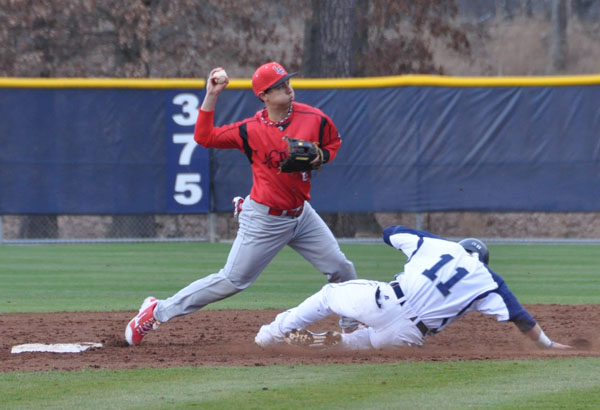 Shortstop Blake Schuck had an RBI double Saturday against Emory.
(LaGrange College Sports Information Photo)