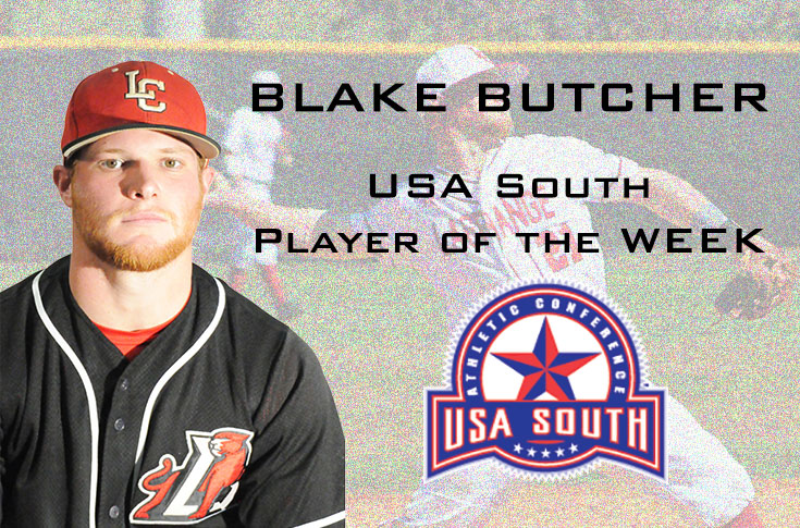 Baseball: Blake Butcher named USA South Baseball Player of the Week