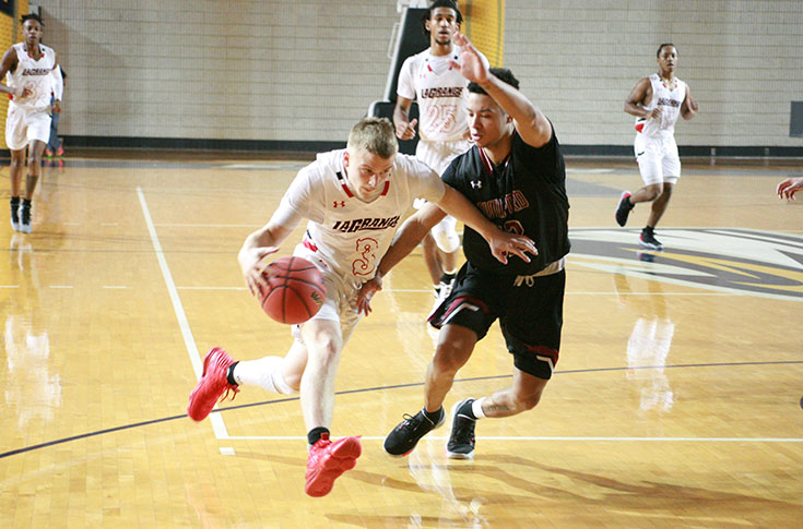 Men's Basketball: No. 21 Guilford puts away Panthers in second half at Emory Shootout