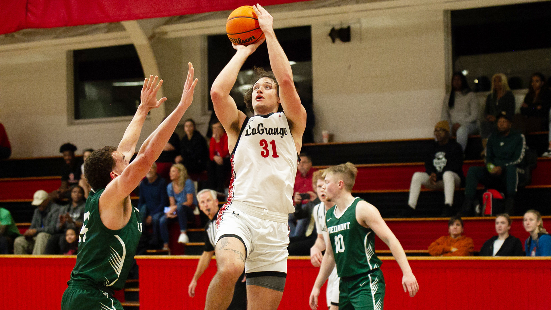 Kyle Smith put up 18 points as LaGrange dropped a 69-68 heartbreaker in the final seconds at Covenant on Wednesday, February 15.