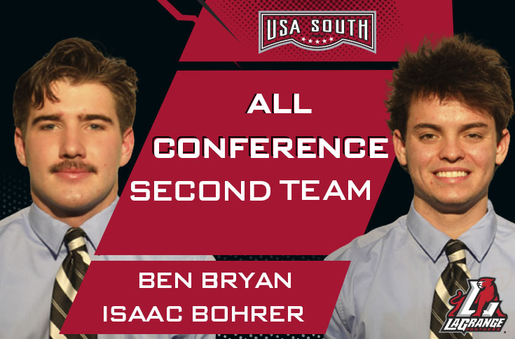 2021-22 Flashback: Isaac Bohrer and Ben Bryan selected to USA South Men's Lacrosse All-Conference team